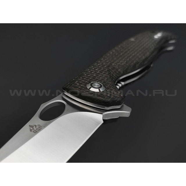 Нож QSP Gavial QS126-D1 сталь D2 satin, рукоять Micarta brown