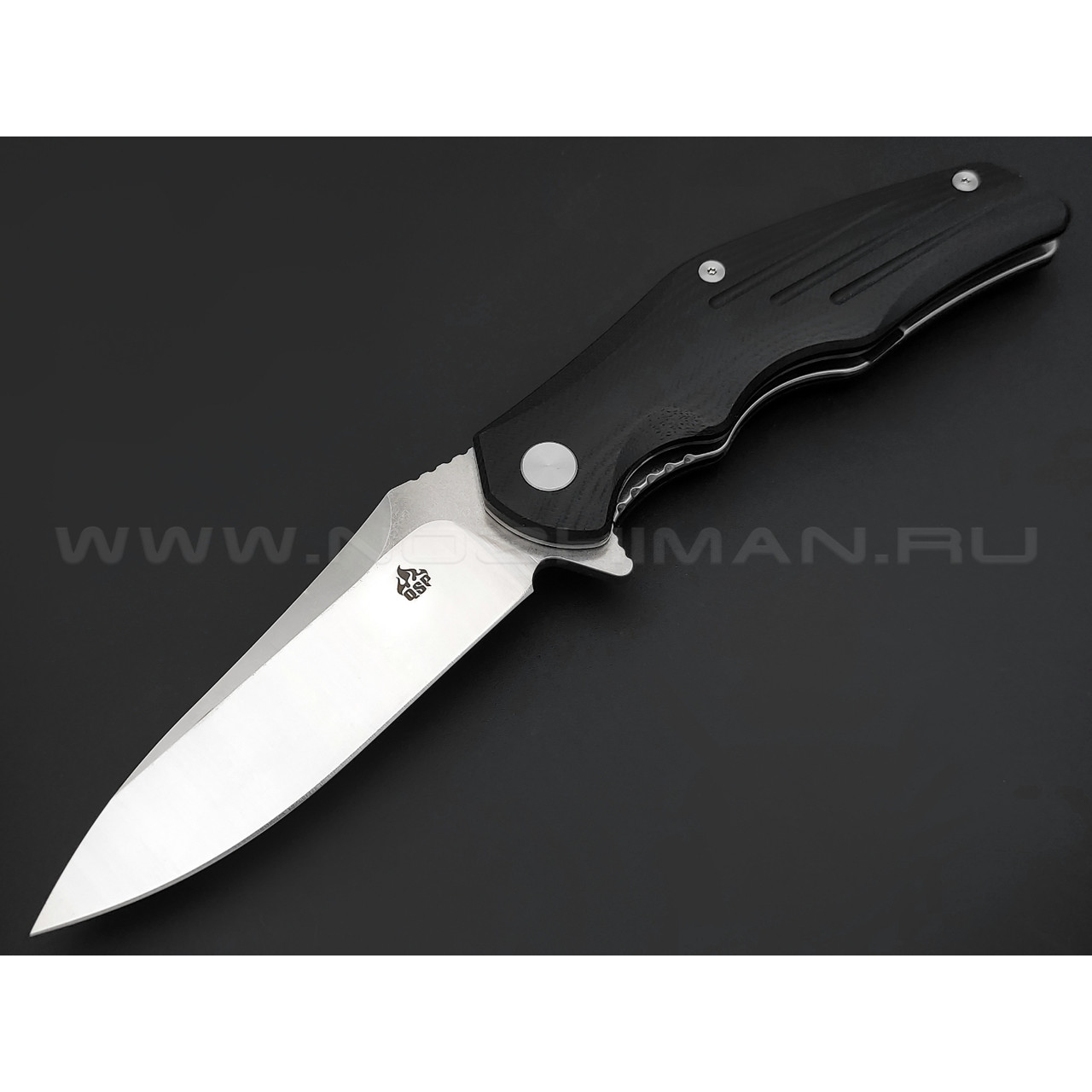 QSP складной нож Pangolin QS105-A сталь D2 сатин, рукоять G10 чёрный