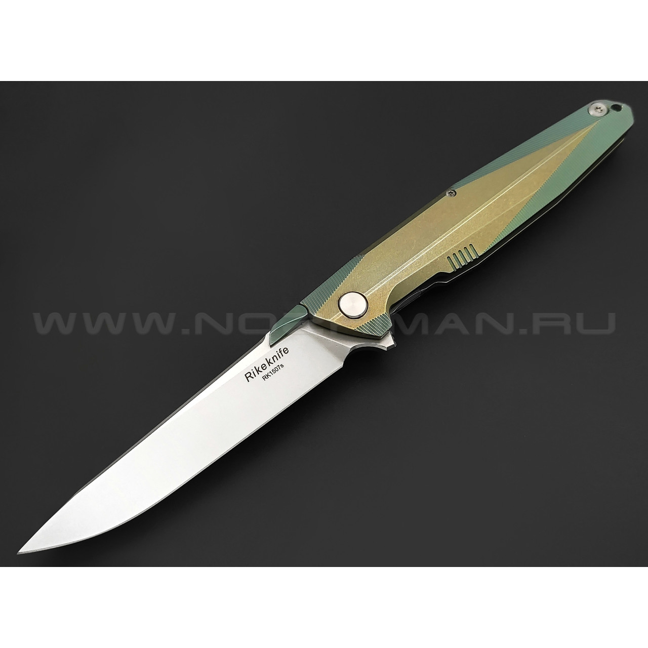 Нож Rike Knife RK1507S-G сталь S35VN, рукоять титан