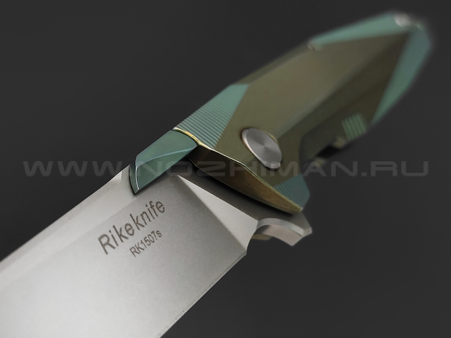 Нож Rike Knife RK1507S-G сталь S35VN, рукоять титан