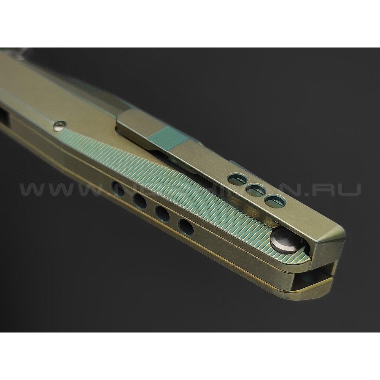 Нож Rike Knife RK1507S-G сталь S35VN, рукоять титан