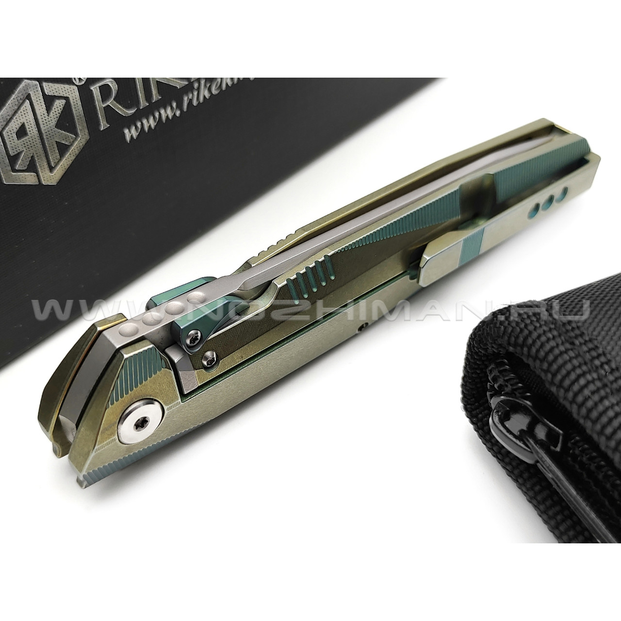 Нож Rike Knife RK1507S-G сталь S35VN, рукоять титан