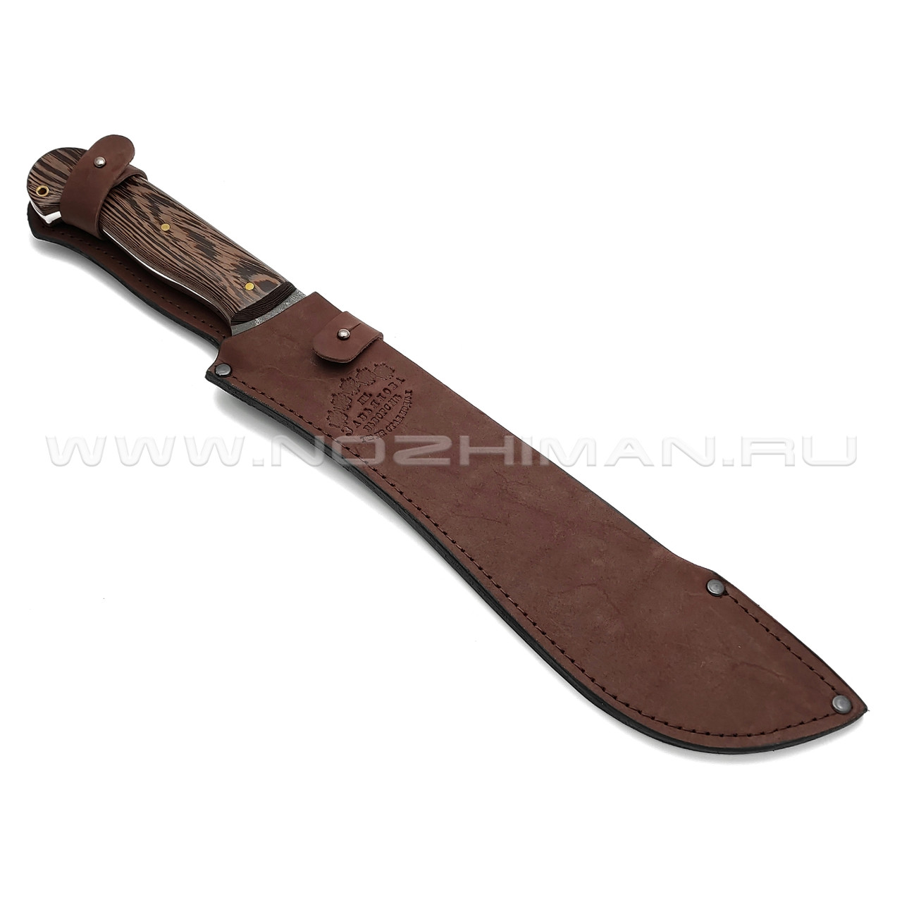Мачете тропик-2 кованый, сталь 95Х18, рукоять дерево венге (Наследие)