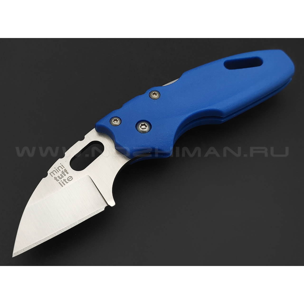 Нож Cold Steel Mini Tuff Lite Plain Blue 20MTB сталь 4034SS, рукоять Griv-Ex