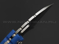 Нож Cold Steel Mini Tuff Lite Plain Blue 20MTB сталь 4034SS, рукоять Griv-Ex