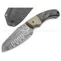 Волчий Век нож Сквозняк Custom Brutal Edition сталь 1.4116 WA, рукоять G10 black & tan, Kydex kryptek