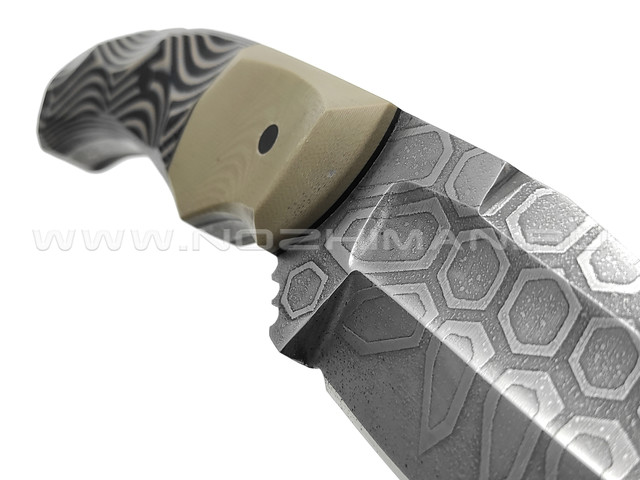 Волчий Век нож Сквозняк Custom Brutal Edition сталь 1.4116 WA, рукоять G10 black & tan, Kydex kryptek