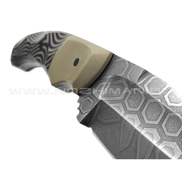 Волчий Век нож Сквозняк Custom Brutal Edition сталь 1.4116 WA, рукоять G10 black & tan, Kydex kryptek
