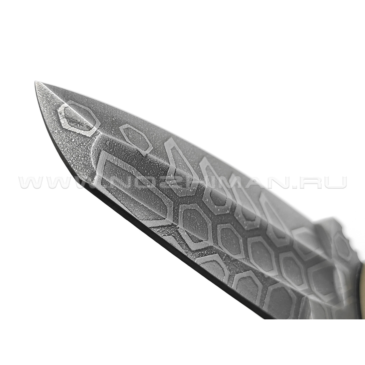 Волчий Век нож Сквозняк Custom Brutal Edition сталь 1.4116 WA, рукоять G10 black & tan, Kydex kryptek