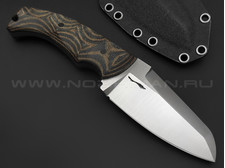 Волчий Век нож Сквозняк Brutal Edition сталь 1.4116 WA satin, рукоять Micarta black & tan