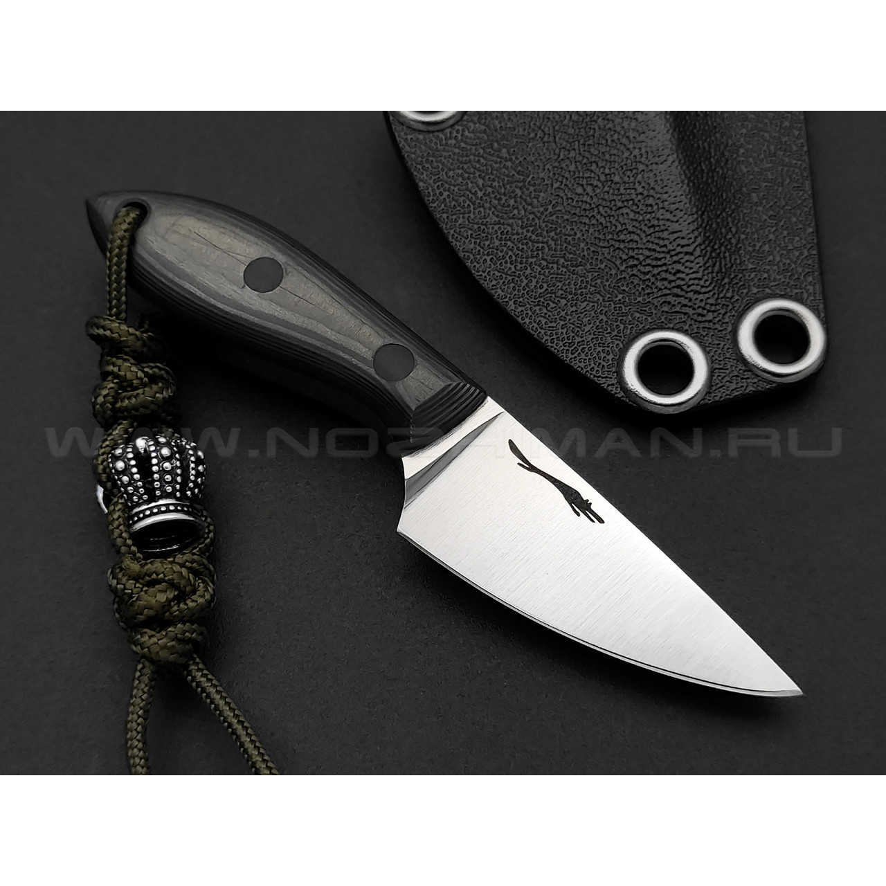 Волчий Век нож Микро МасичЬка сталь 1.4116 WA, рукоять Carbon fiber