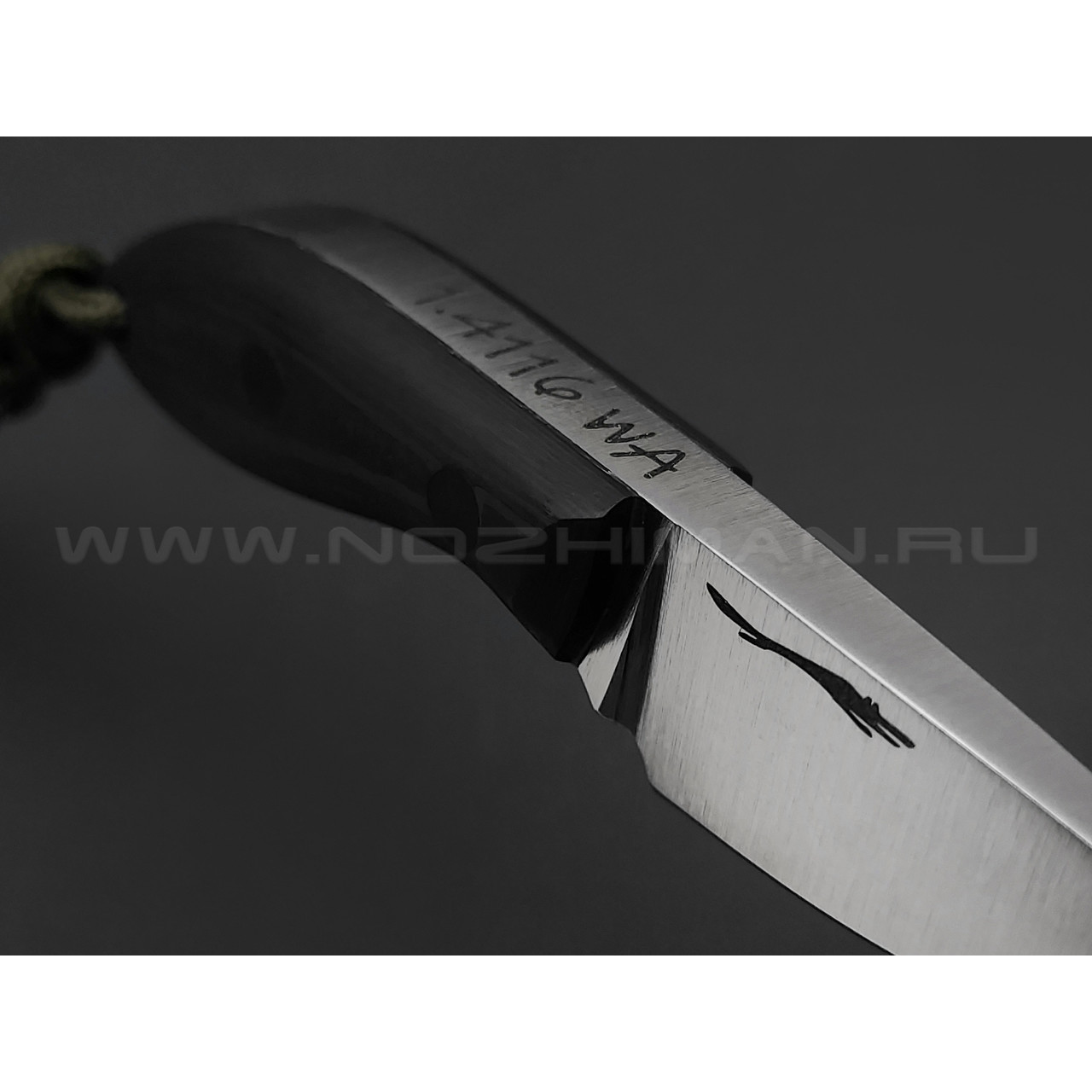 Волчий Век нож Микро МасичЬка сталь 1.4116 WA, рукоять Carbon fiber