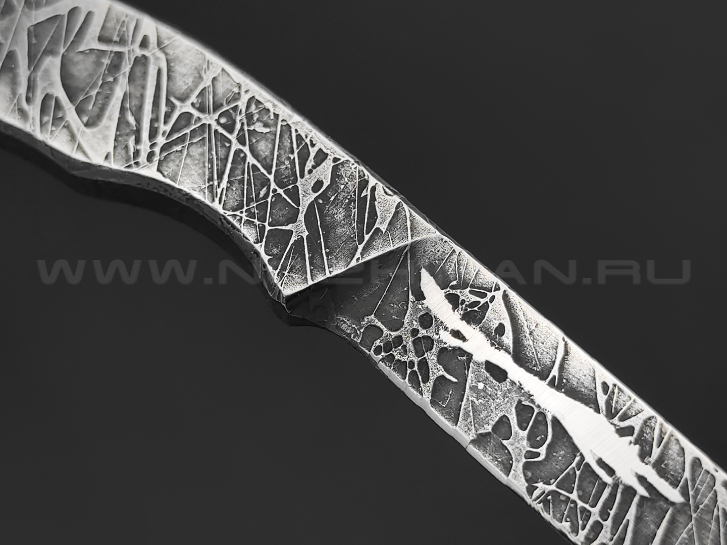 Волчий Век скелетный нож, сталь N690 WA, рукоять сталь
