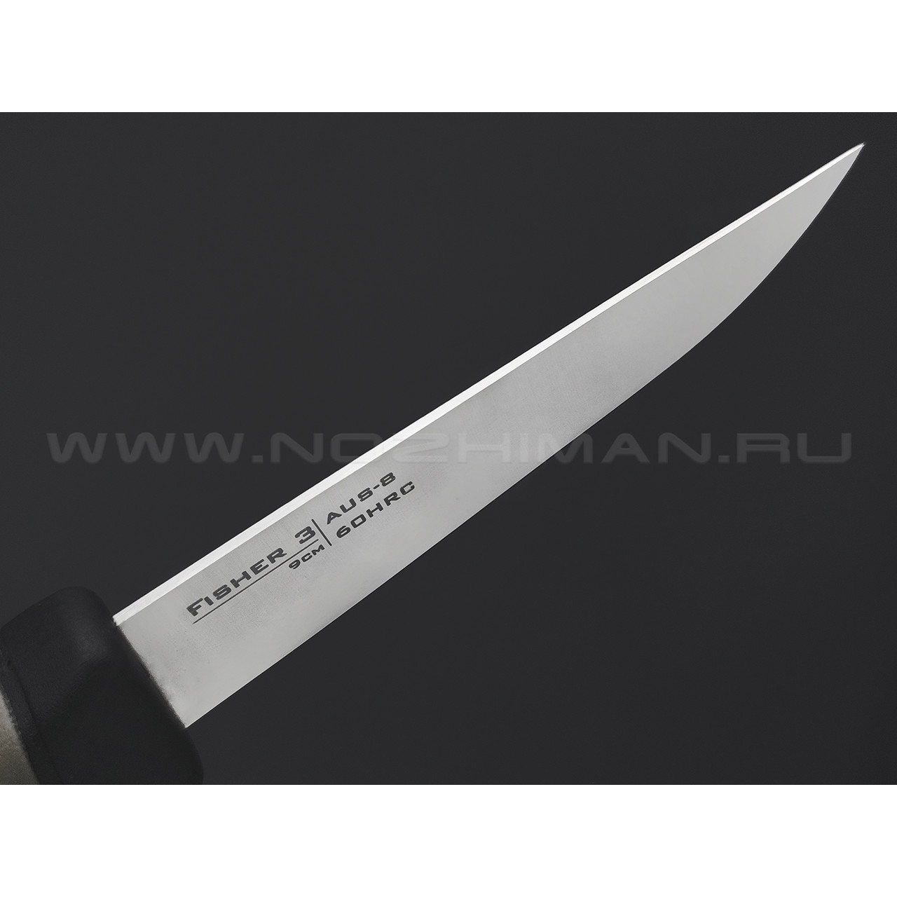 TuoTown нож филейный Fisher 3 green сталь Aus-8, рукоять GRN, эластрон