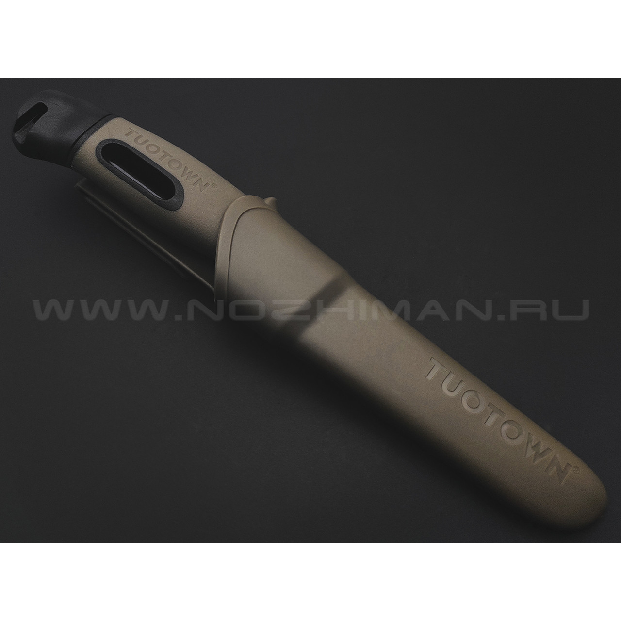 TuoTown нож Jungler 1 с огнивом, сталь Aus-8, рукоять GRN, эластрон