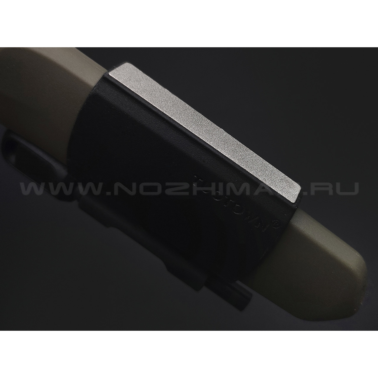 TuoTown нож Hunter 1 с огнивом и алмазным бруском, сталь Aus-8, рукоять GRN, эластрон