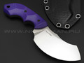Волчий Век нож Кондрат 8 Concept сталь 95Х18 WA satin, рукоять G10 purple
