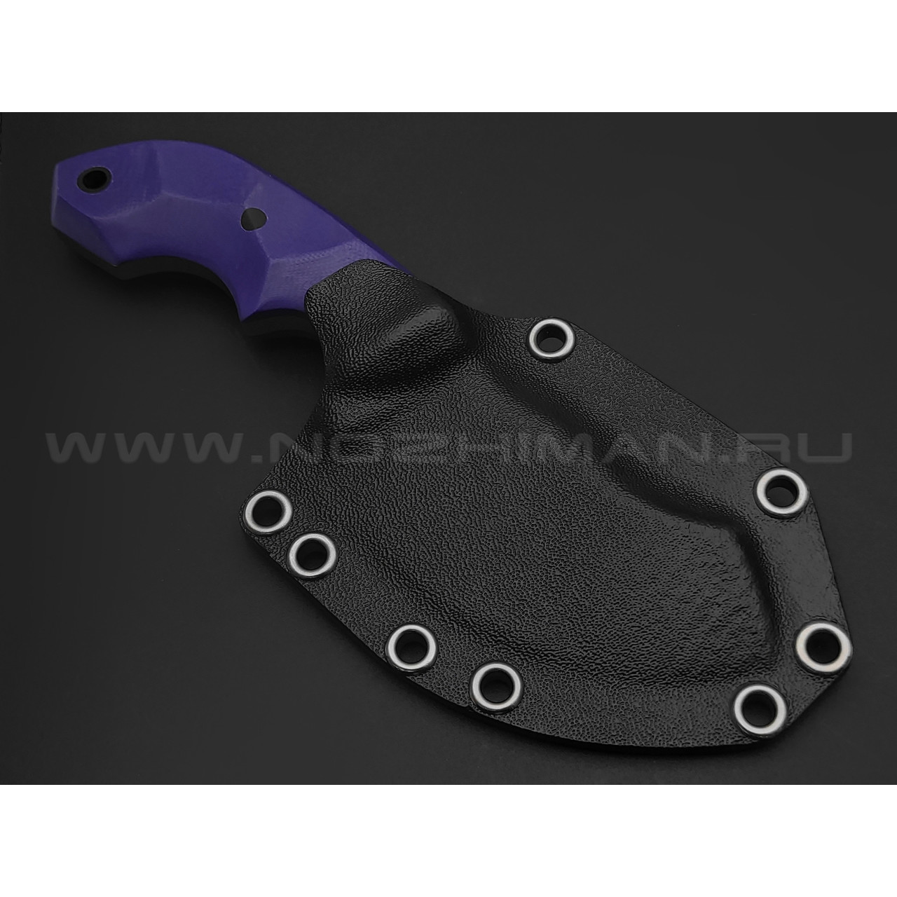 Волчий Век нож Кондрат 8 Concept сталь 95Х18 WA satin, рукоять G10 purple