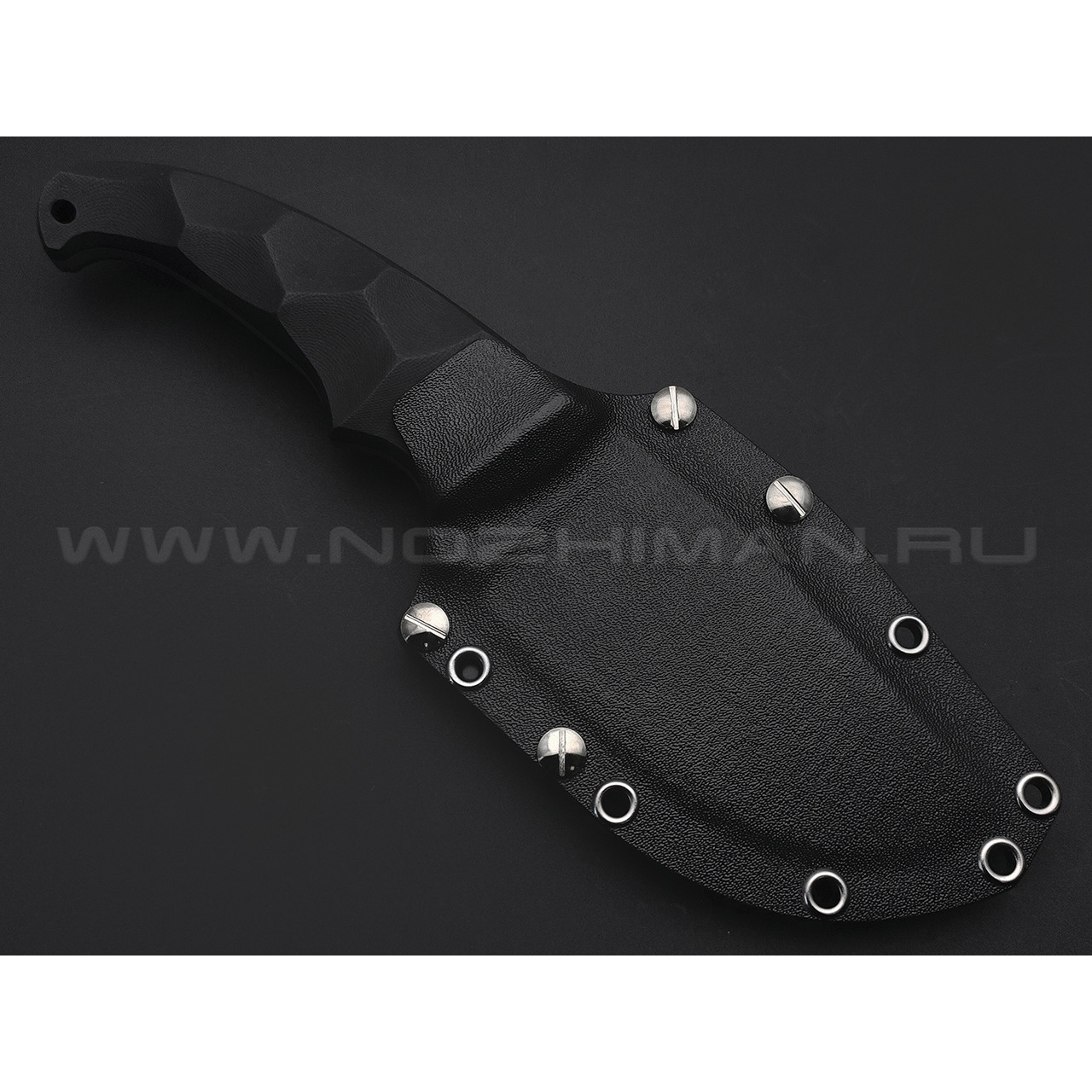 Волчий Век нож Fantocci сталь N690 WA стоунвош, рукоять G10 black