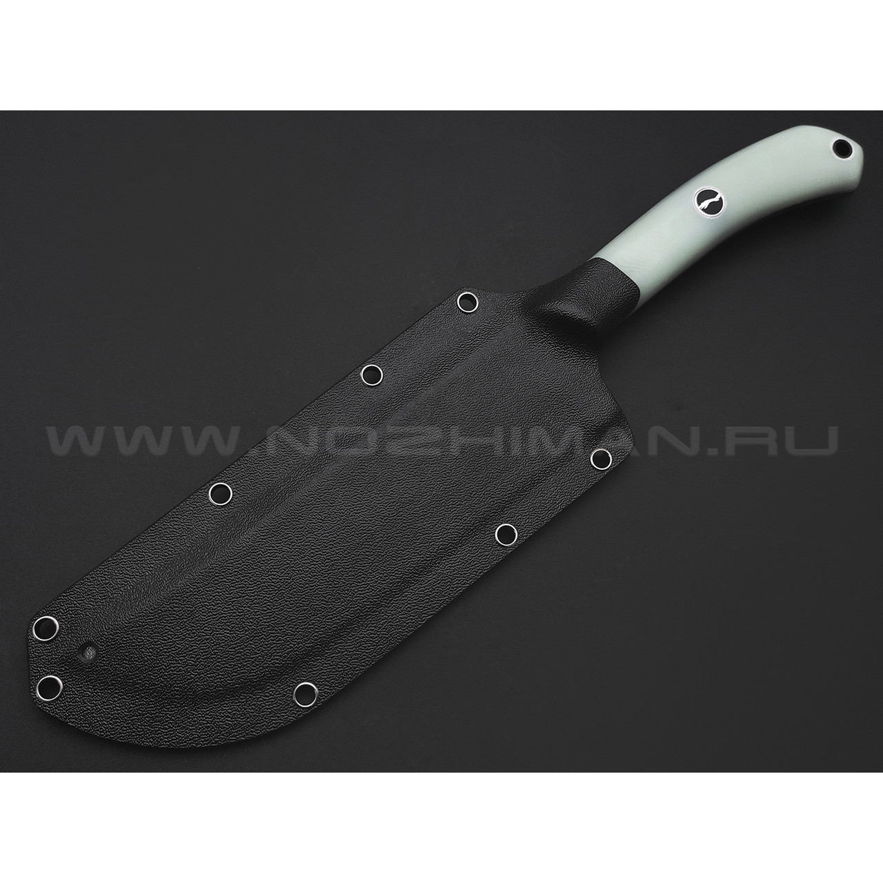 Волчий Век нож Пчак Custom сталь N690 WA, рукоять G10 jade, пин
