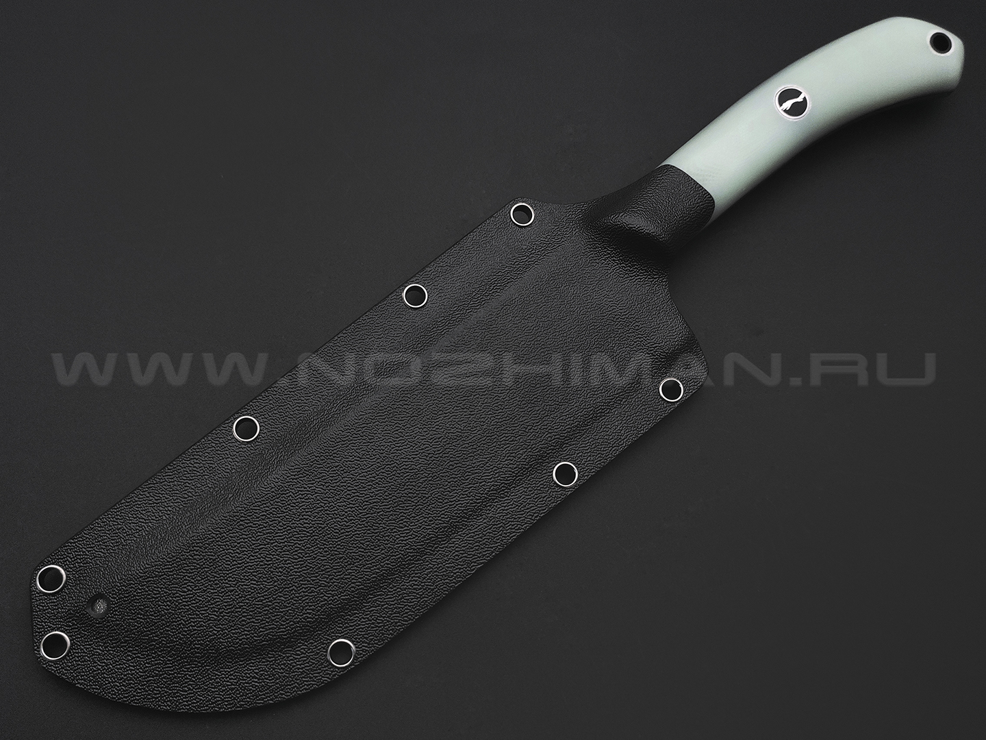 Волчий Век нож Пчак Custom сталь N690 WA, рукоять G10 jade, пин