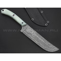 Волчий Век нож Пчак Custom сталь N690 WA, рукоять G10 jade, пин