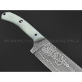 Волчий Век нож Пчак Custom сталь N690 WA, рукоять G10 jade, пин