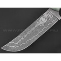 Волчий Век нож Пчак Custom сталь N690 WA, рукоять G10 jade, пин