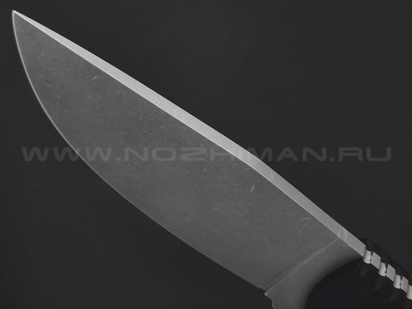 Волчий Век нож Fantocci сталь N690 WA stonewash, рукоять G10 black