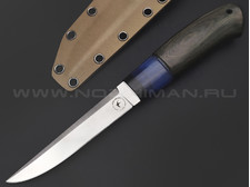 Apus Knives нож Baikal сталь N690 satin, рукоять Micarta black & olive, акрил, G10