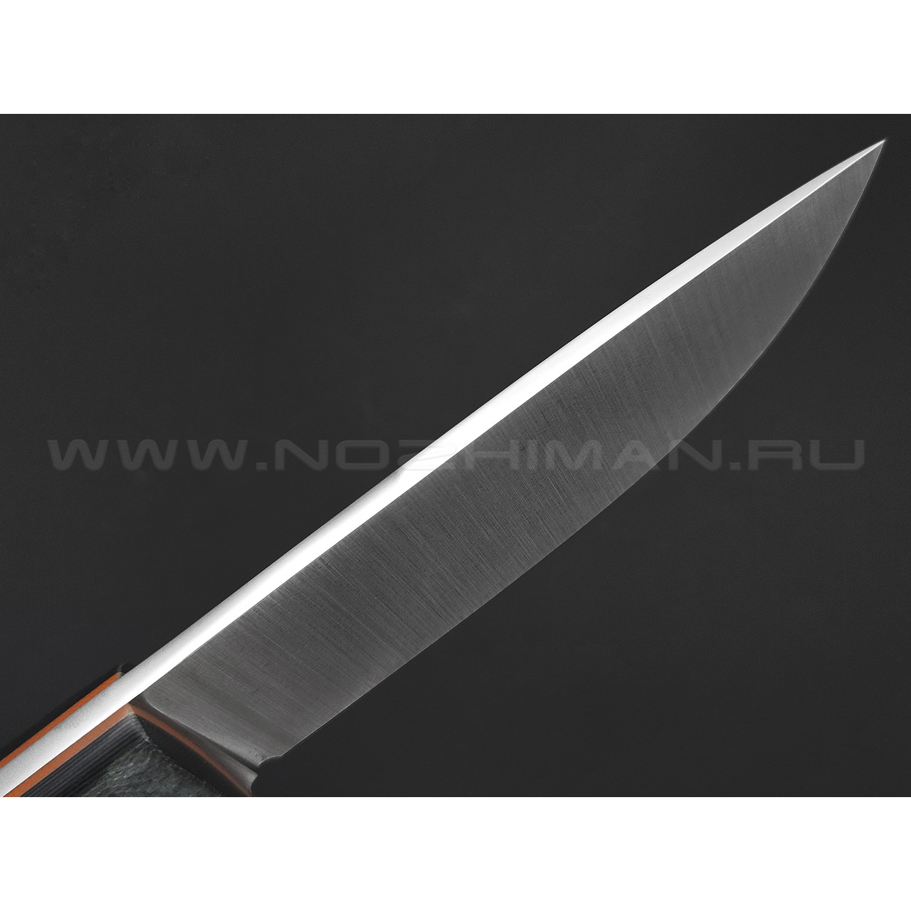 Апус нож Райдер Мини сталь N690 сатин, рукоять G10 чёрно-зелёный