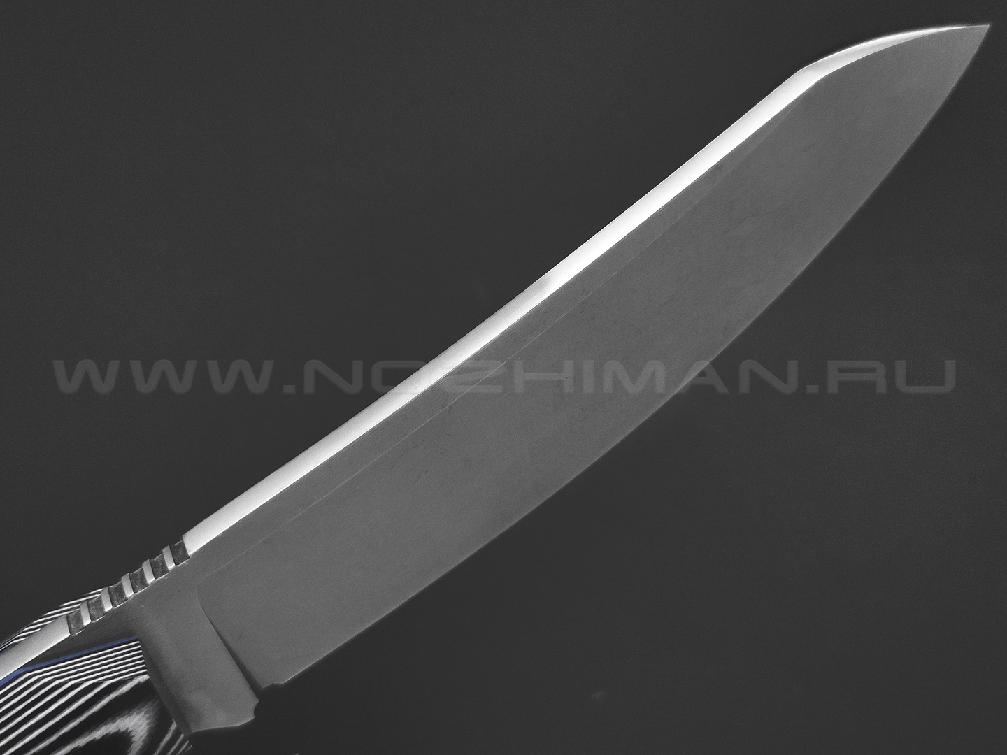 7 ножей нож Сунгай сталь K110 stonewash, рукоять G10 black & white