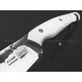 7 ножей нож Сунгай сталь Х12МФ satin & ковка, рукоять G10 white & black