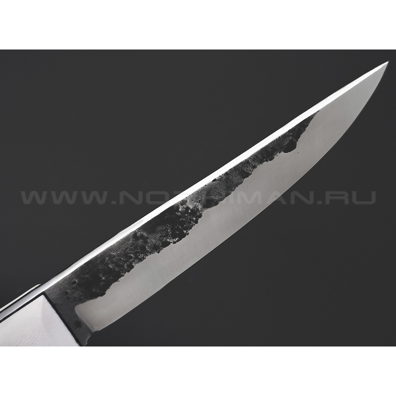 7 ножей нож Клык сталь K340 satin & ковка, рукоять G10 white & black