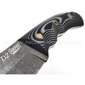 7 ножей нож Беркут сталь D2 блэквош, рукоять G10 black & grey