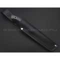 7 ножей нож Пиранья сталь K340 satin & ковка, рукоять Carbon fiber, G10 blue