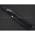 7 ножей нож Пиранья сталь D2 стоунвош, рукоять Carbon fiber, G10 blue