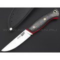 7 ножей нож Клык малый сталь K340 satin, рукоять Carbon fiber, G10 red 7 ножей нож Клык малый сталь K340 satin, рукоять Carbon fiber, G10 red