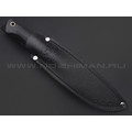 7 ножей нож Клык малый сталь K340 satin & ковка, рукоять G10 black & orange