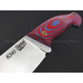 7 ножей нож Бритва сталь K340 satin, рукоять G10 red & blue 7 ножей нож Бритва сталь K340 satin, рукоять G10 red & blue