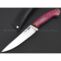 7 ножей нож Бритва сталь K340 satin, рукоять G10 red & blue 7 ножей нож Бритва сталь K340 satin, рукоять G10 red & blue