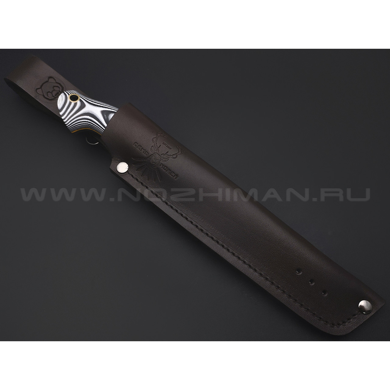 7 ножей нож Бритва сталь K340 satin, рукоять G10 black & white