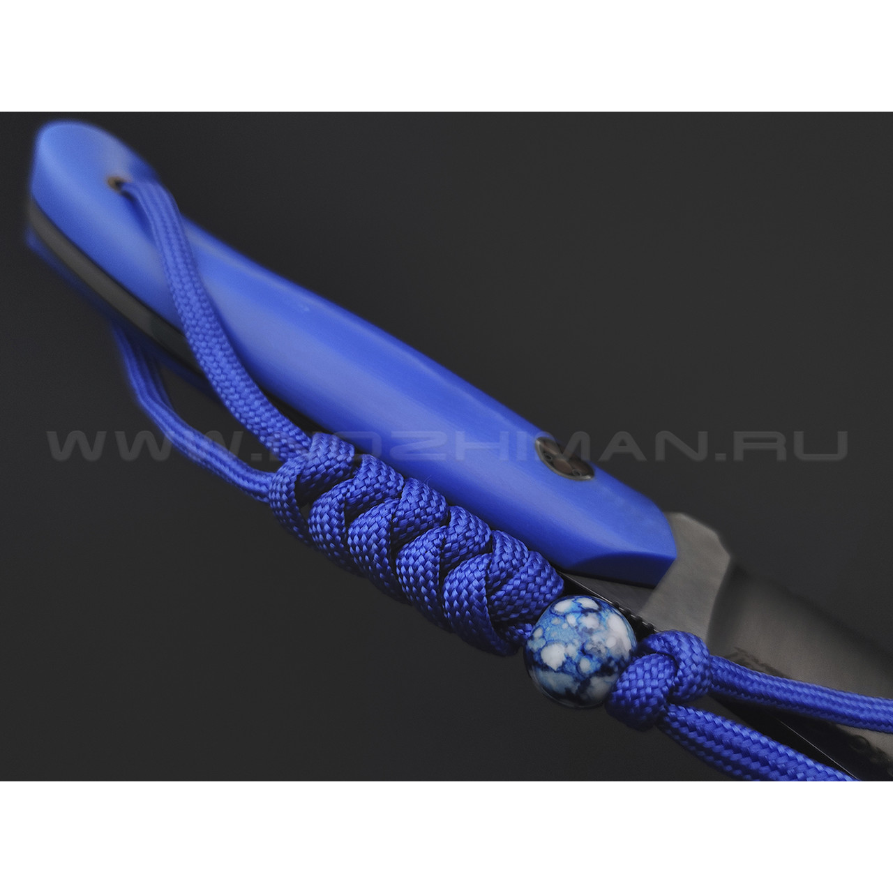 7 ножей нож Нессмук сталь K340 satin, рукоять G10 blue & black