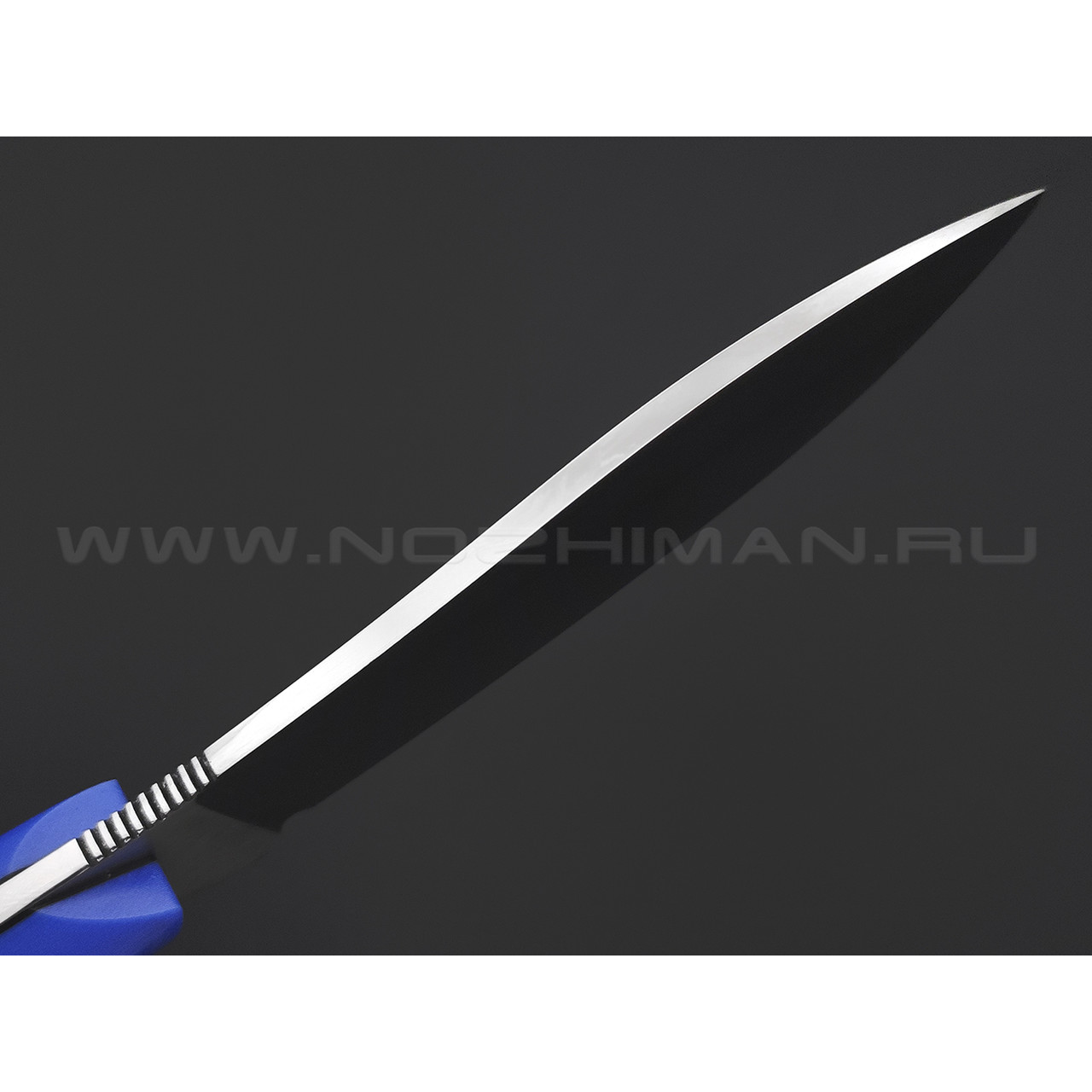 7 ножей нож Нессмук сталь K340 satin, рукоять G10 blue & black