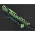 7 ножей нож Кефарт сталь K340 satin & ковка, рукоять G10 black & green 7 ножей нож Кефарт сталь K340 satin & ковка, рукоять G10 black & green