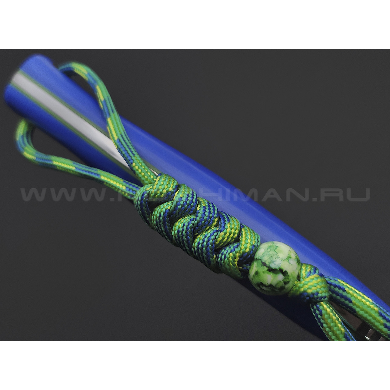 7 ножей нож Айсберг сталь K110 satin, рукоять G10 blue & green