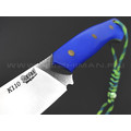 7 ножей нож Айсберг сталь K110 satin, рукоять G10 blue & green