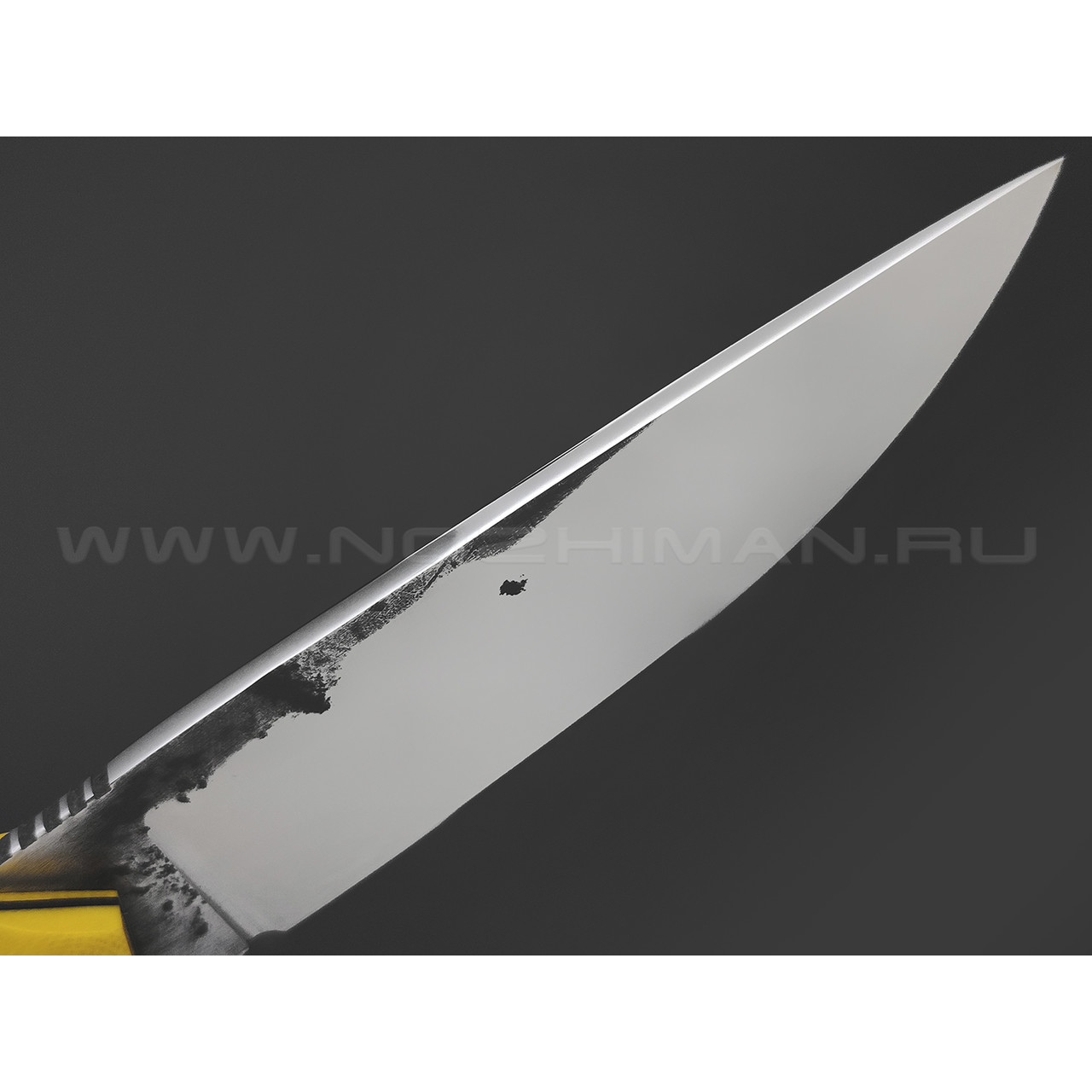 7 ножей нож Айсберг сталь K340 satin & ковка, рукоять G10 yellow & black