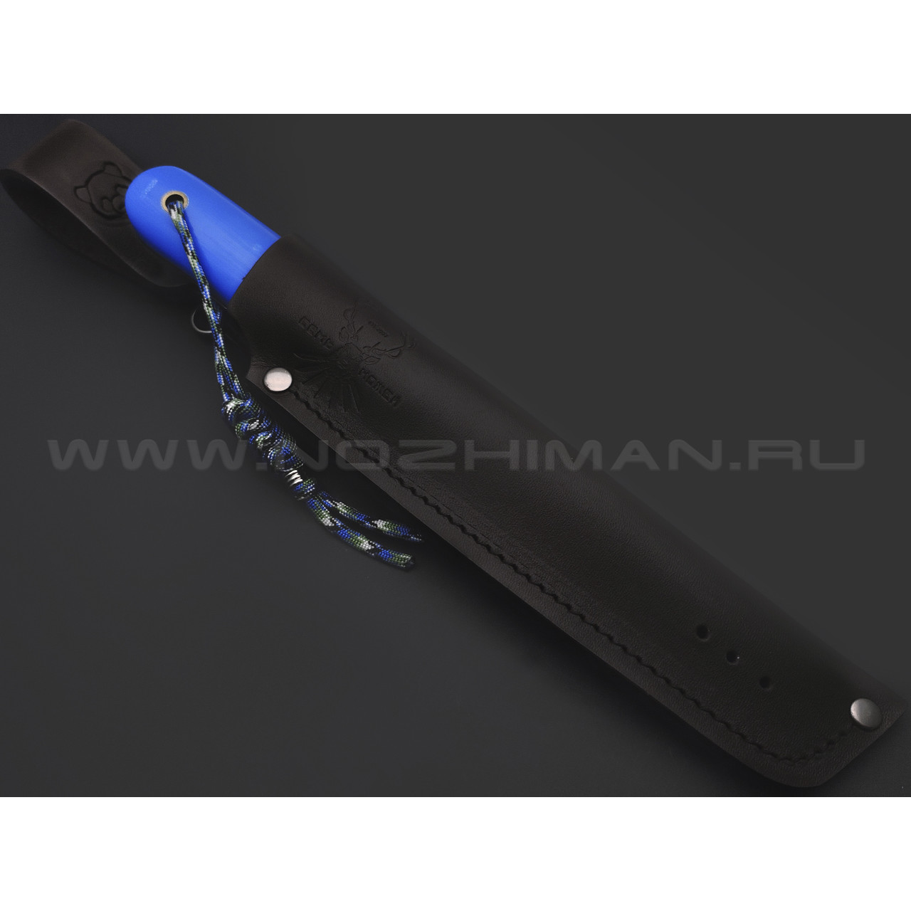 7 ножей нож Кефарт сталь D2 satin, рукоять G10 blue & black