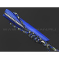7 ножей нож Кефарт сталь D2 satin, рукоять G10 blue & black